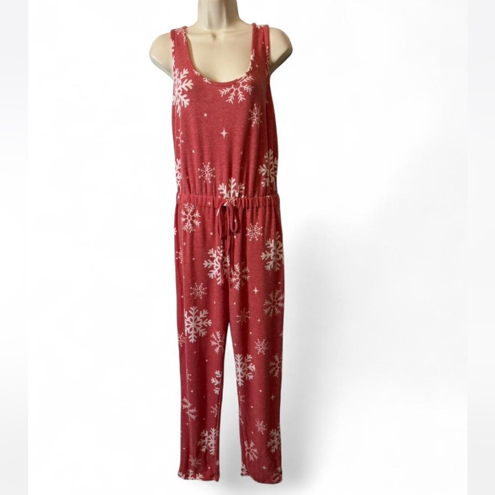 Sleeveless Snowflake Jumpsuit - Picture 2 of 16